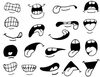 Cartoon Mouths Clipart Image