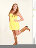 Yellow Dress Clipart Image