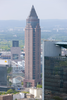 Frankfurt Am Main Messeturm Ansicht Vom Maintower Image