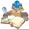 Free Owl Writing Clipart Image