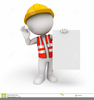 Highway Worker Clipart Image