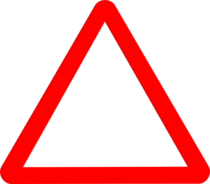 Red Warning Triangle Clip Art At Clker Com Vector Clip Art Online Royalty Free Public Domain