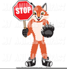 Fox Mascots Clipart Image