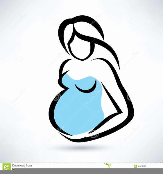 Cartoon Pregnant Women Clipart | Free Images at  - vector clip art  online, royalty free & public domain
