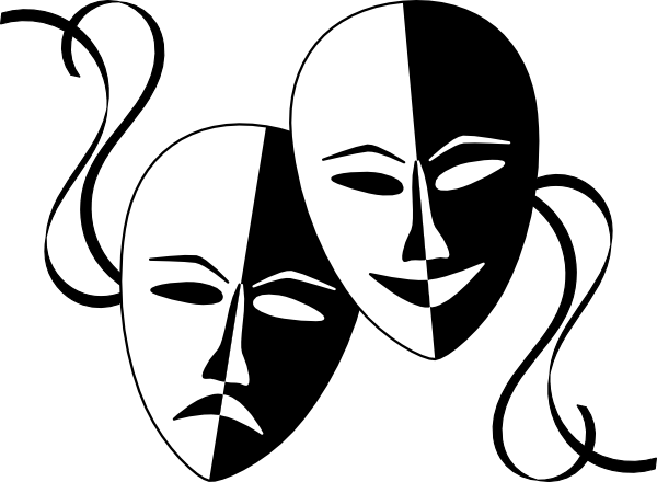 Wasat Theatre Masks clip art