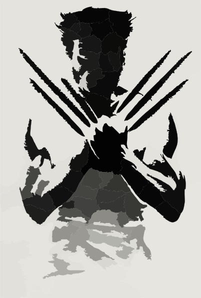 Wolverine Poser Clip Art at Clker.com - vector clip art online, royalty