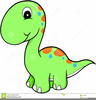 Free Pet Dinosaur Clipart Image