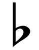 B Flat Symbol Image