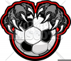 Panther Soccer Clipart Image