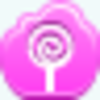 Free Pink Cloud Lollipop Image