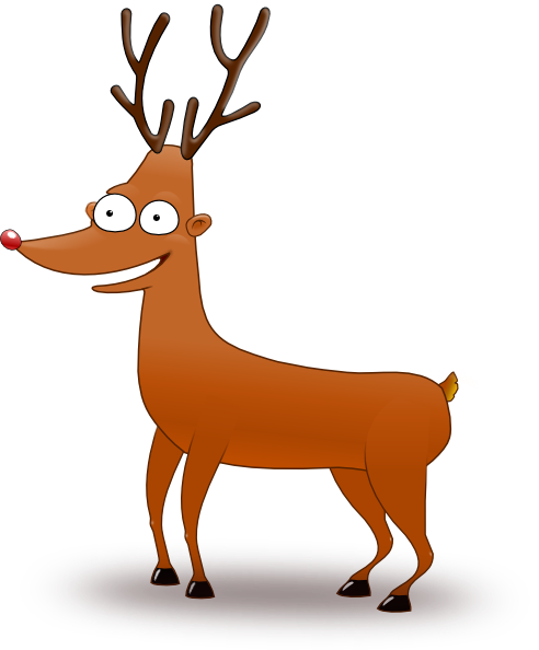 cartoon reindeer clipart - photo #2