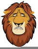 Cowardly Lion Clipart Image