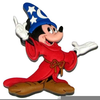 Mickey Mouse Wizard Clipart Image