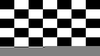 Black Checkerboard Clipart Image