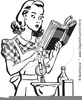 Vintage Cookbook Clipart Image