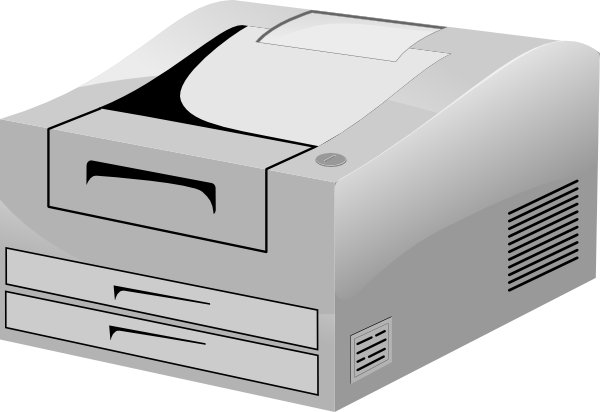 computer printer clip art - photo #7