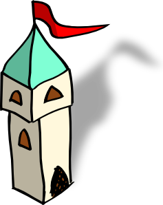 Rpg Map Symbols Tower 2 Clip Art