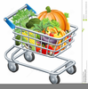 Supermarket Trolley Clipart Image