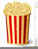 Popcorn Bucket Clipart Image