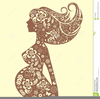 Pregnant Women Clipart Image