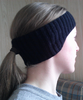 Ponytail Headband Pattern Image