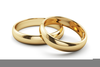 Two Wedding Ring Clipart Image