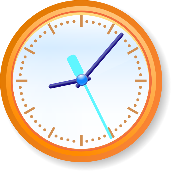 free clip art analog clock - photo #5