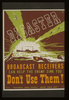 Disaster Broadcast Receivers Can Help The Enemy Sink You : Don T Use Them! / Etg. Image
