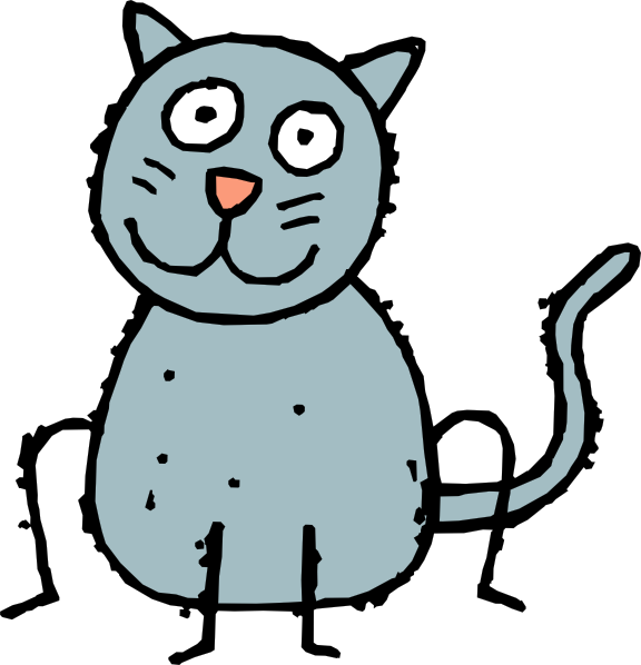 Dirty Cartoon Cat Clip Art at  - vector clip art online, royalty  free & public domain