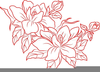 Asian Flower Clipart Image