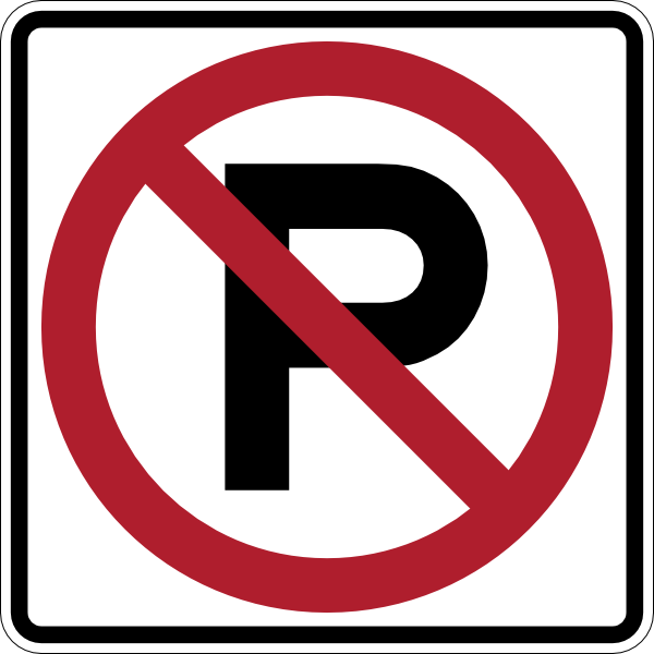 No Parking Sign Clip Art at Clker.com  vector clip art online 