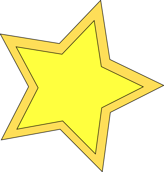 Star Double clip art