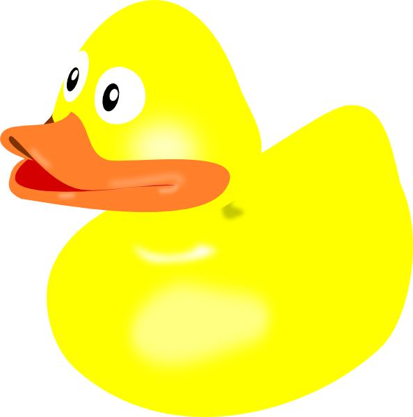 yellow duckling clipart - photo #4