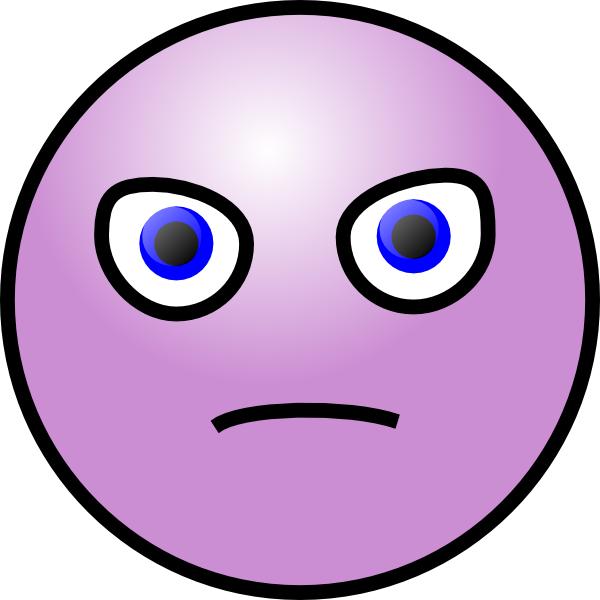 Angry Smiley clip art Angry Smiley clip art