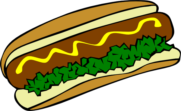 free clipart hot dogs hamburgers - photo #14