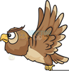 Flying Owl Clipart Image