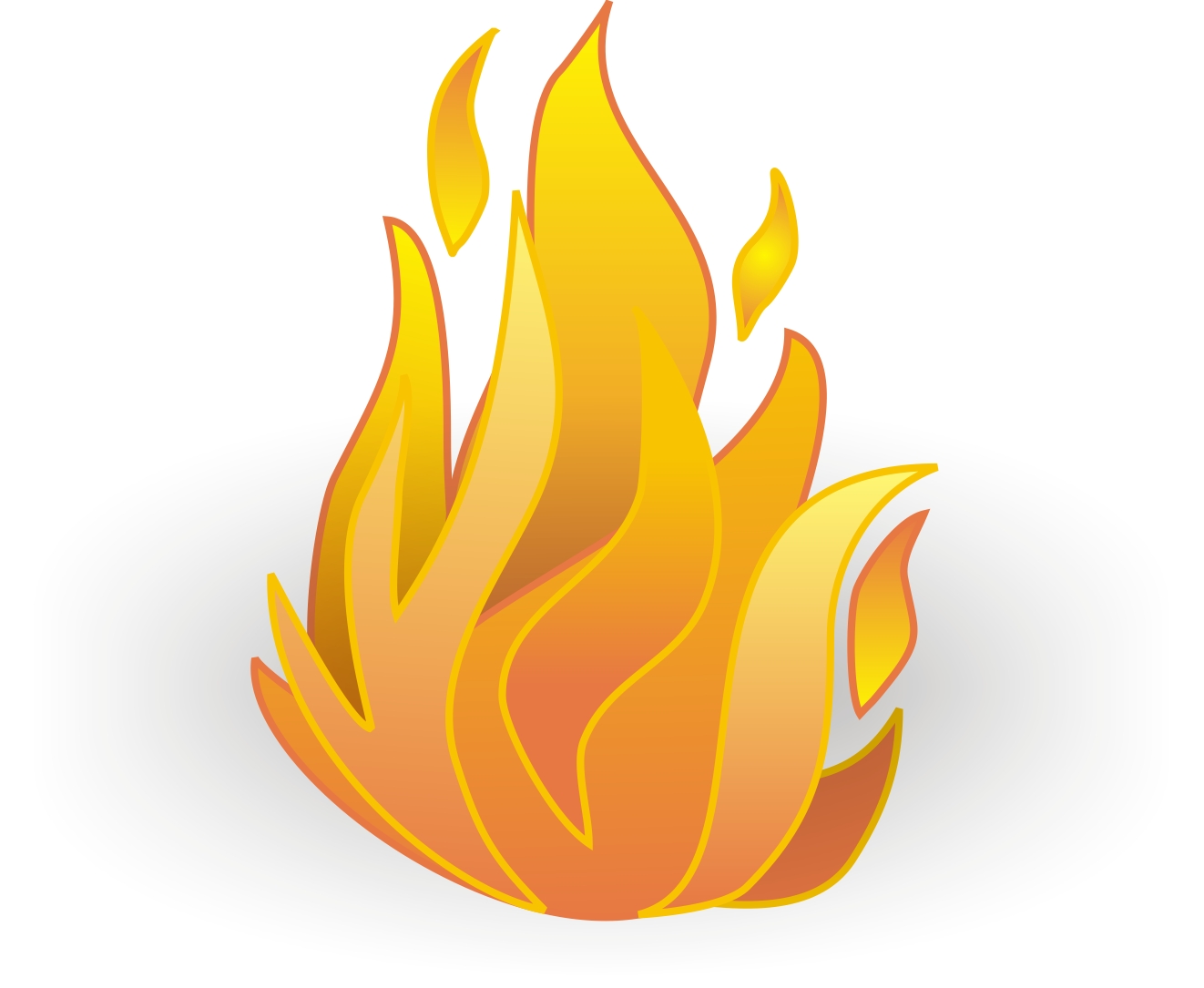 clipart of fire flames - photo #42