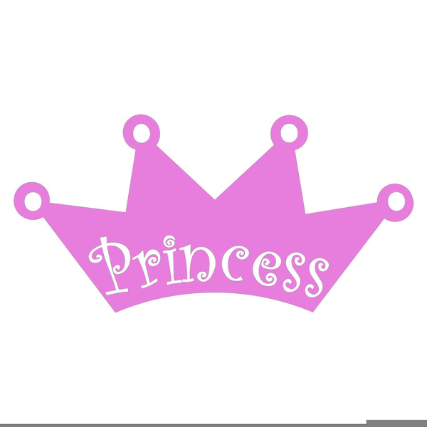 pink princess tiara clip art