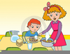 Serving Dishes Clipart Image
