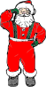 Dancing Santa Clip Art