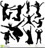 Victory Dance Clipart Image