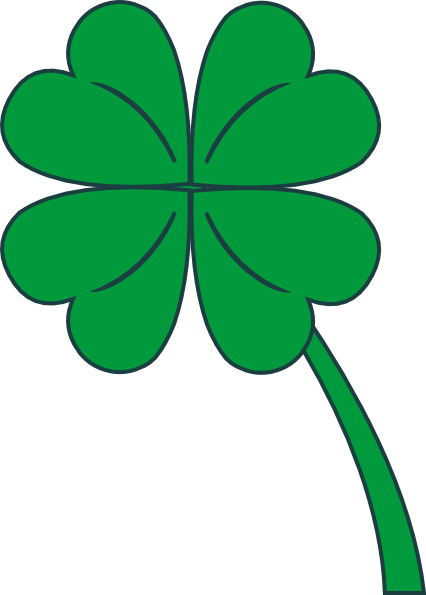 clip art 3 leaf clover - photo #3