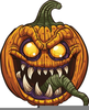Pumpkin Scarecrow Clipart Image