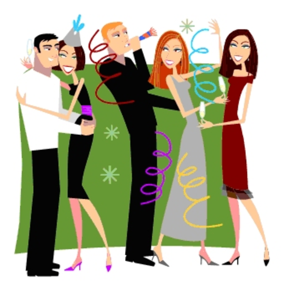 free holiday cocktail party clipart - photo #39