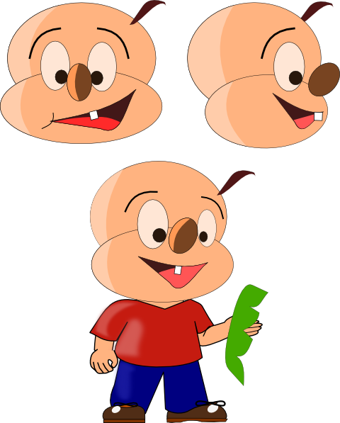 ugly person cartoon. Cartoon Person clip art