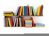 Clipart Of Books On A Shelf Image