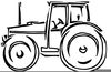 Cartoon Tractors Clipart Image