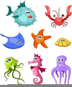 Deep Sea Creatures Clipart Image