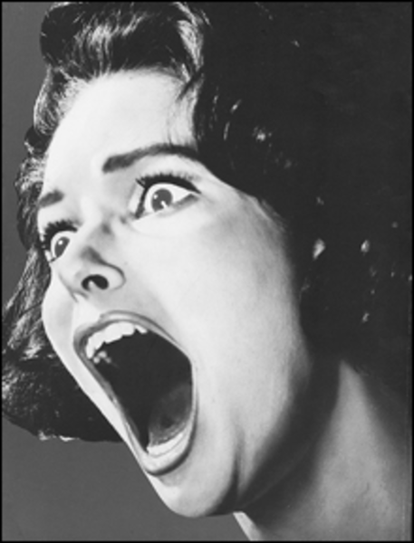 Image result for picture of a screaming woman