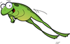 Free Clipart Frog Jumping Image